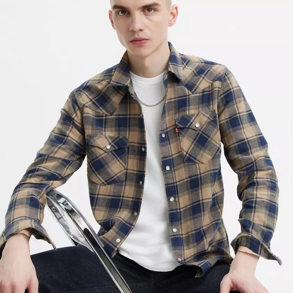 Levi's Barstow Western Shirt Sz XXL
